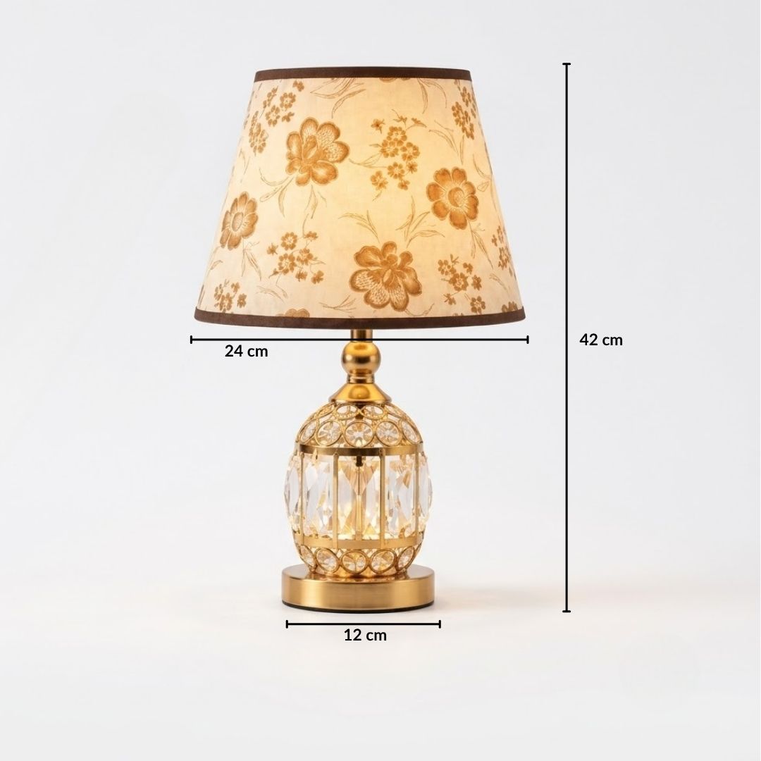 Modern Small Crystal Glass Table Lamp