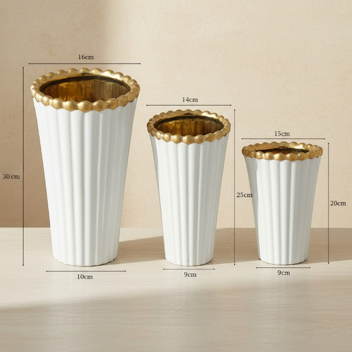 Elare Aurelia Luxury Ceramic Vase Set