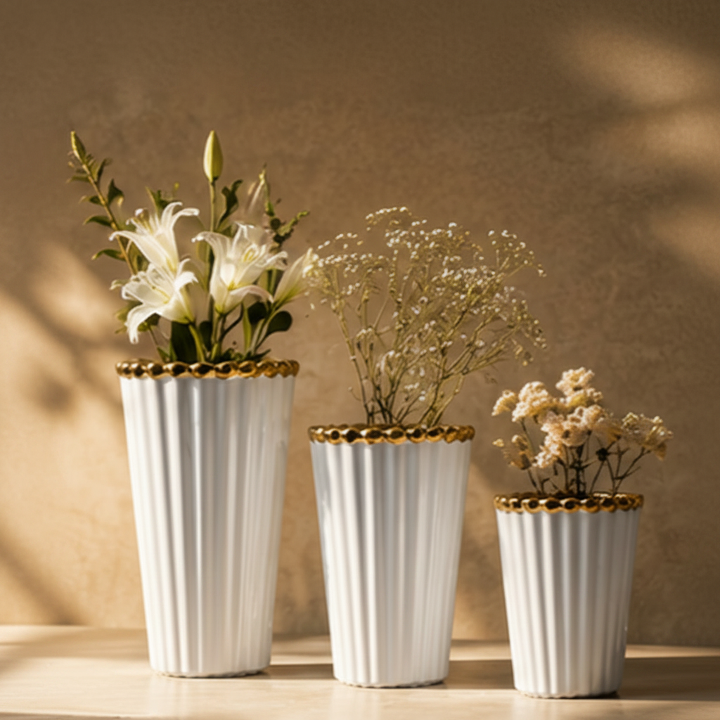 Elare Aurelia Luxury Ceramic Vase Set