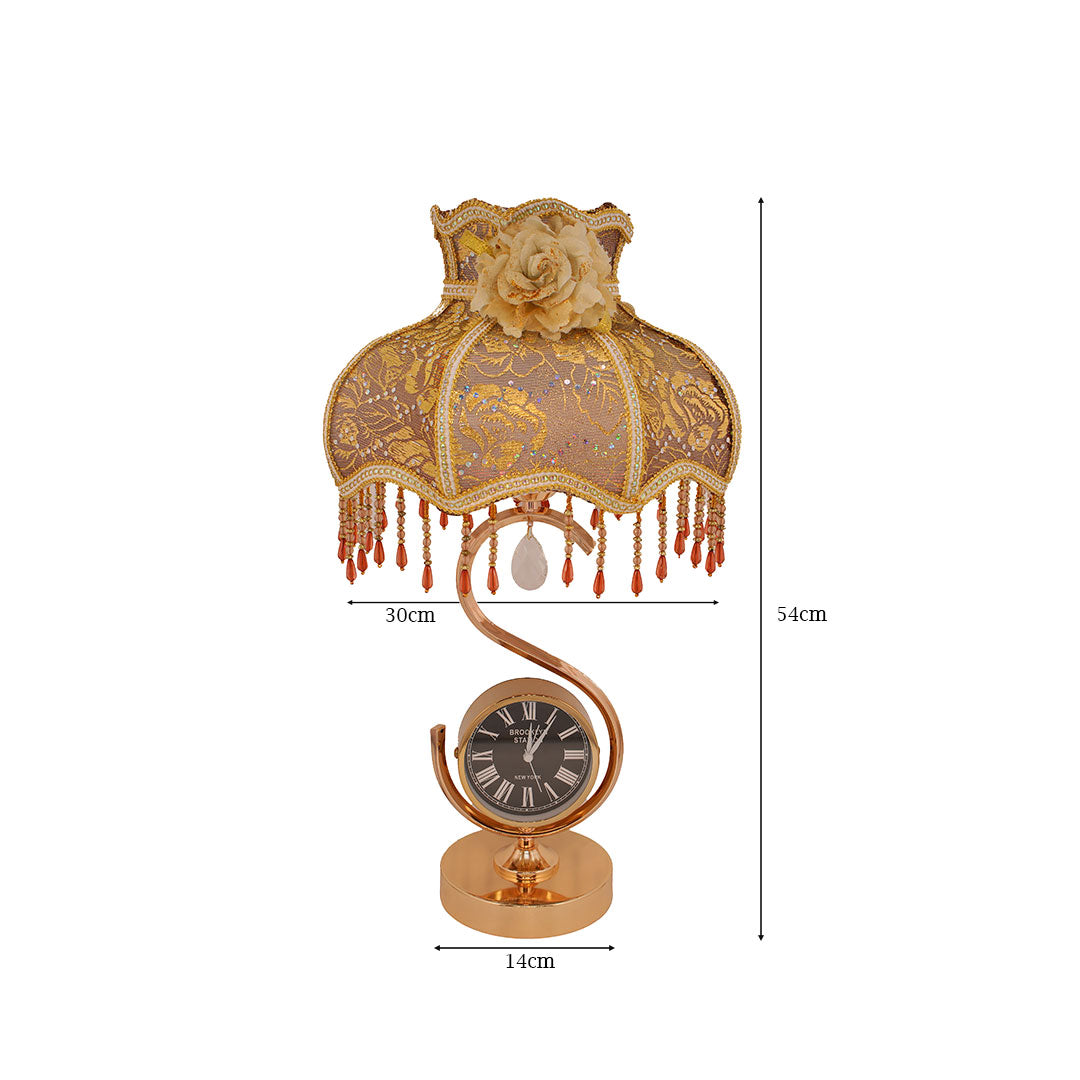 Victorian Heritage Lamp with Clock