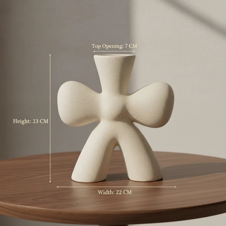Starfish Matte White Vase