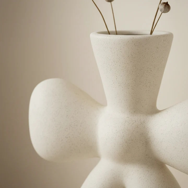 Starfish Matte White Vase