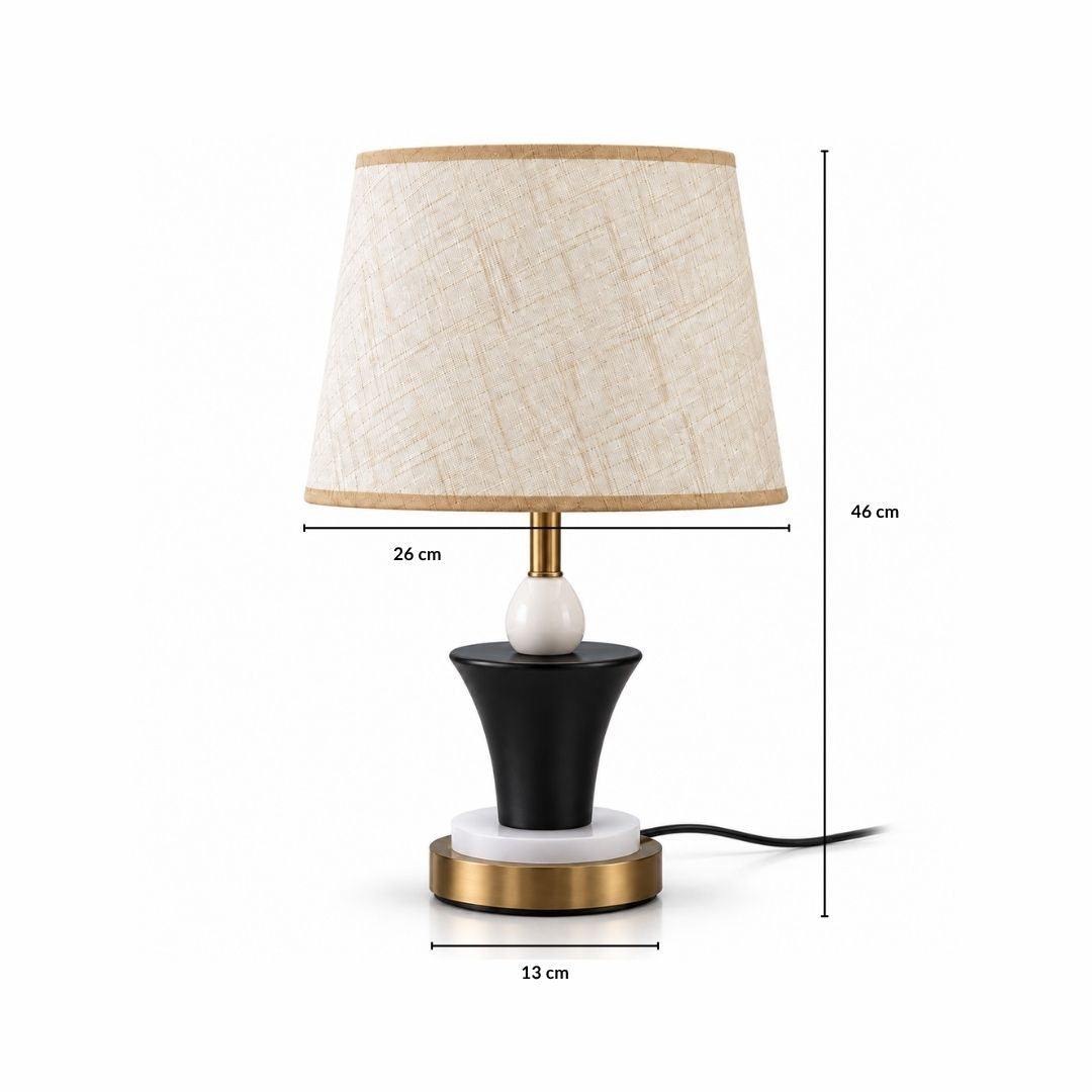 Dual Glow Table Lamp with Illuminated Base