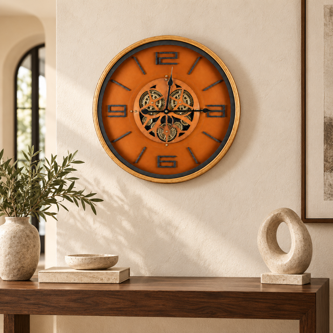 rustic wall clock
