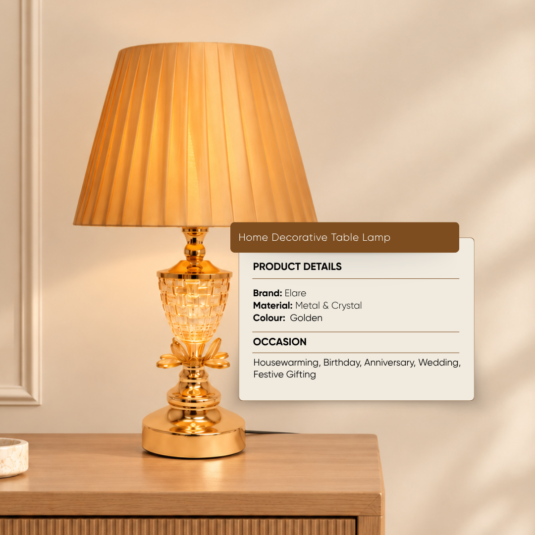 Vintage Gold Table Lamp