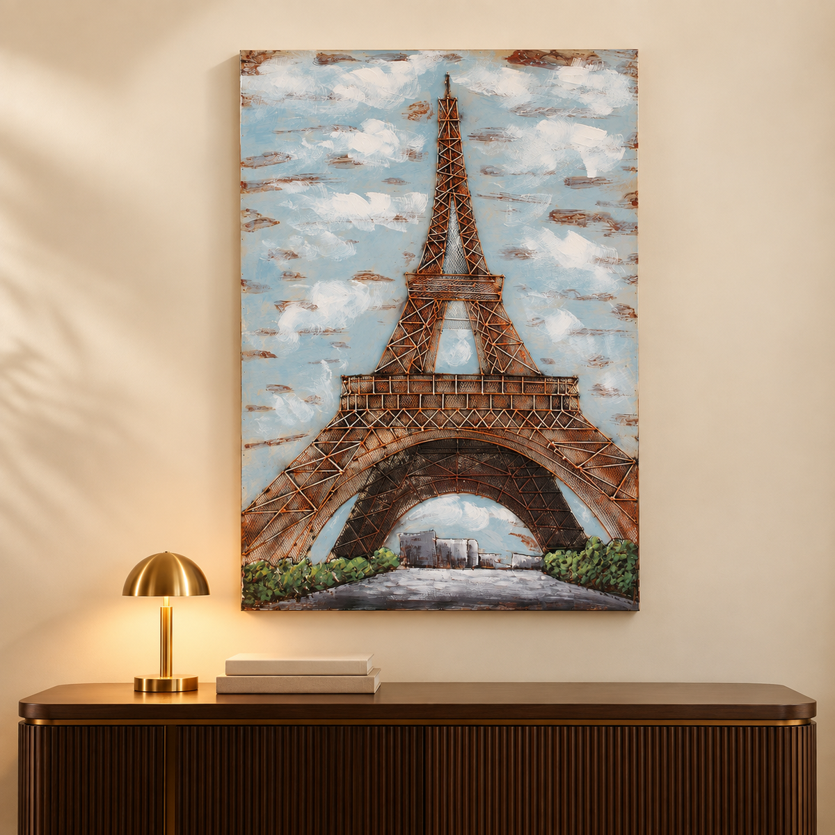 Elare Eiffel Tower 3D Metal Wall Art