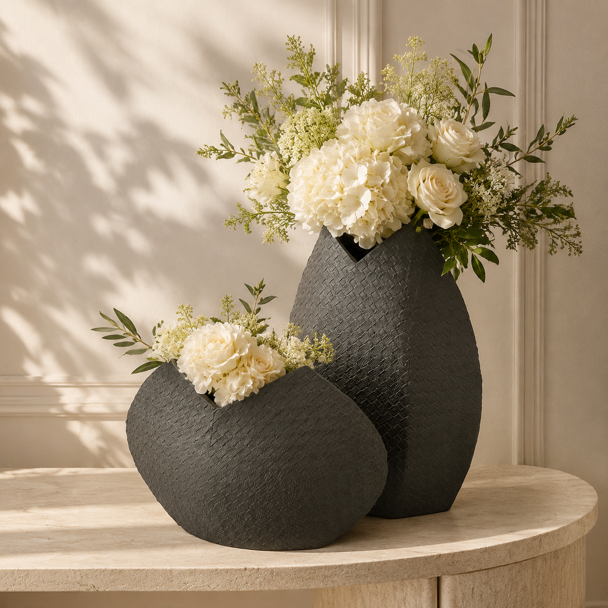 textured vase