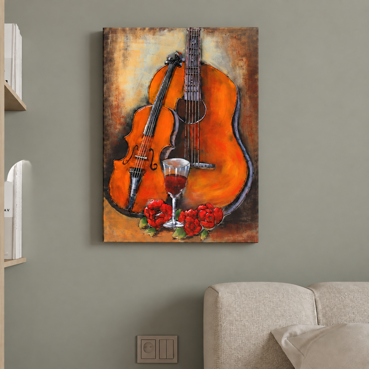 Musical Harmony 3D Metal Wall Art