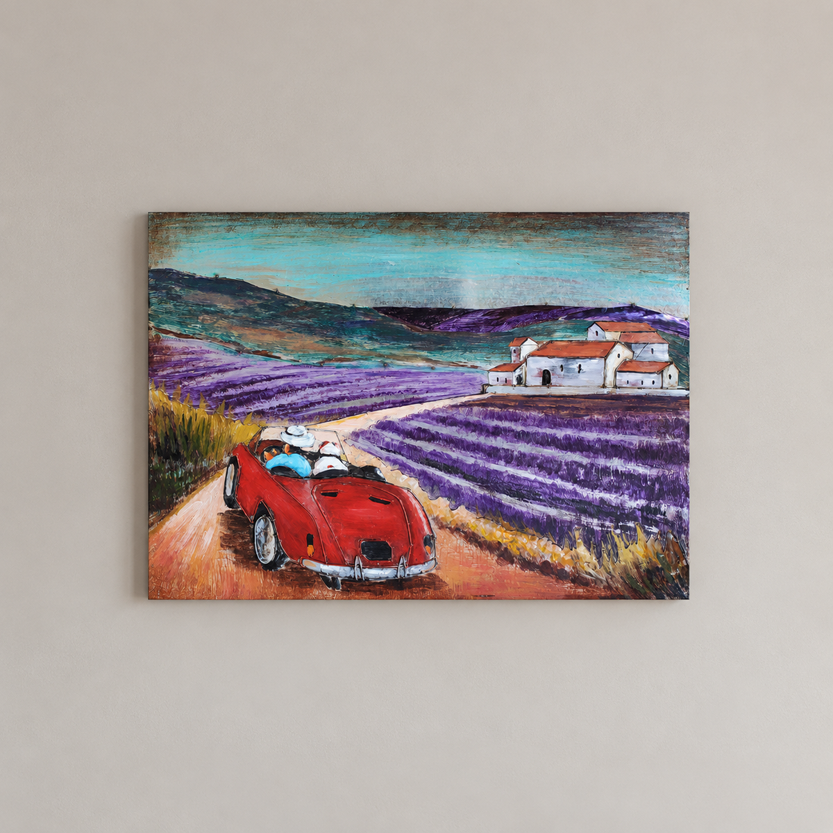 metal car wall art
