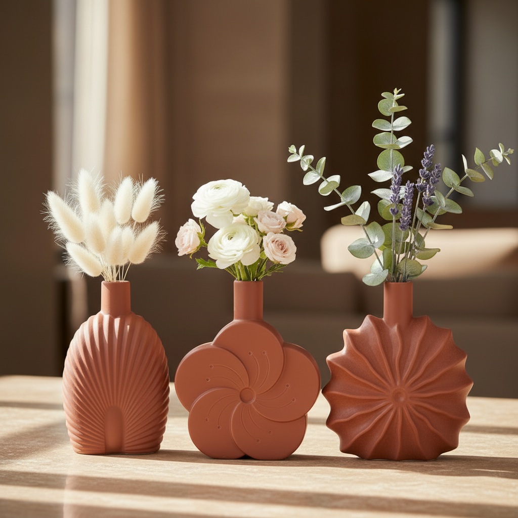 Terranova Sculptural Vase Set