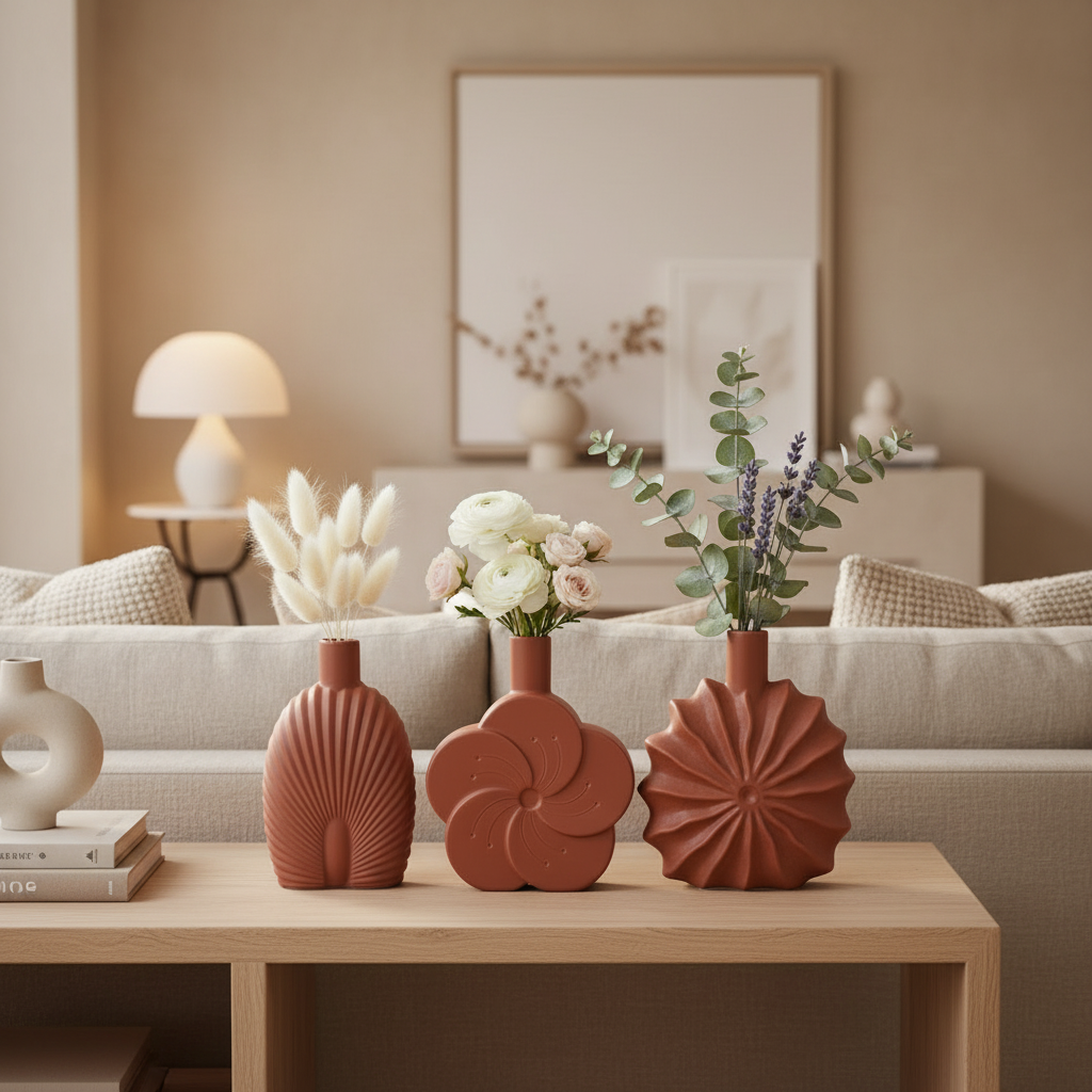 Terranova Sculptural Vase Set