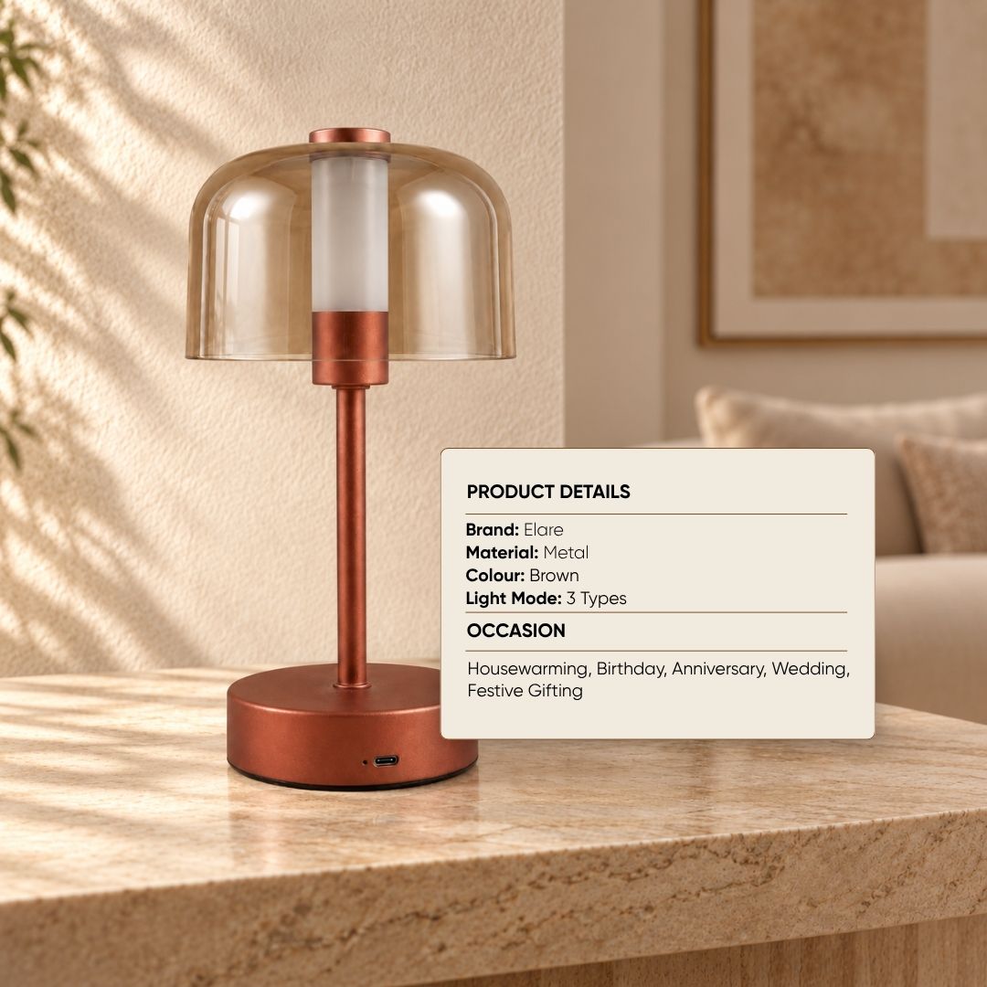 Rechargeable LED Lamp with Touch Control - 3 Light Modes