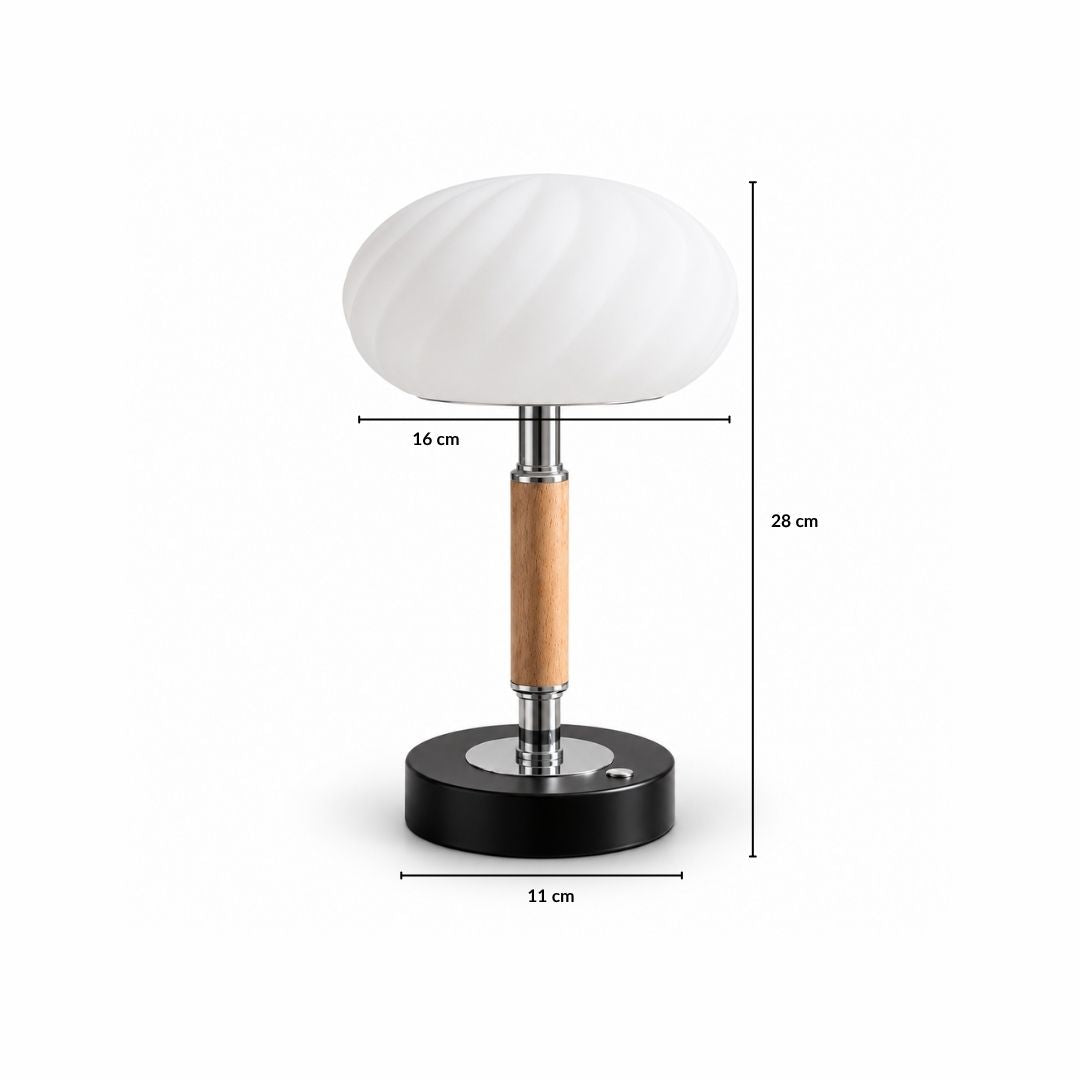 Wireless Mushroom Shape Design Tap Lamp