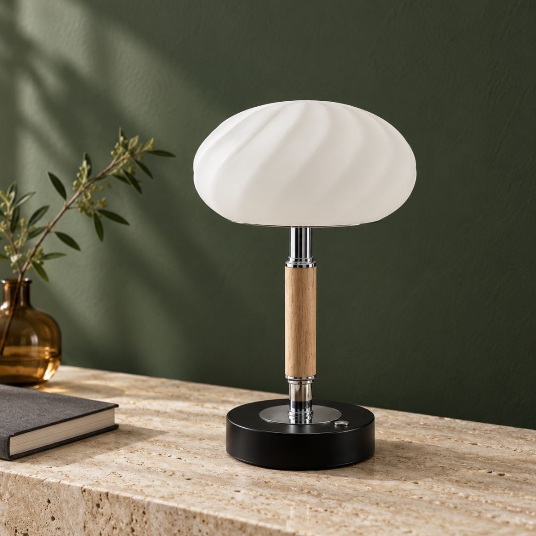 Wireless Mushroom Shape Design Tap Lamp