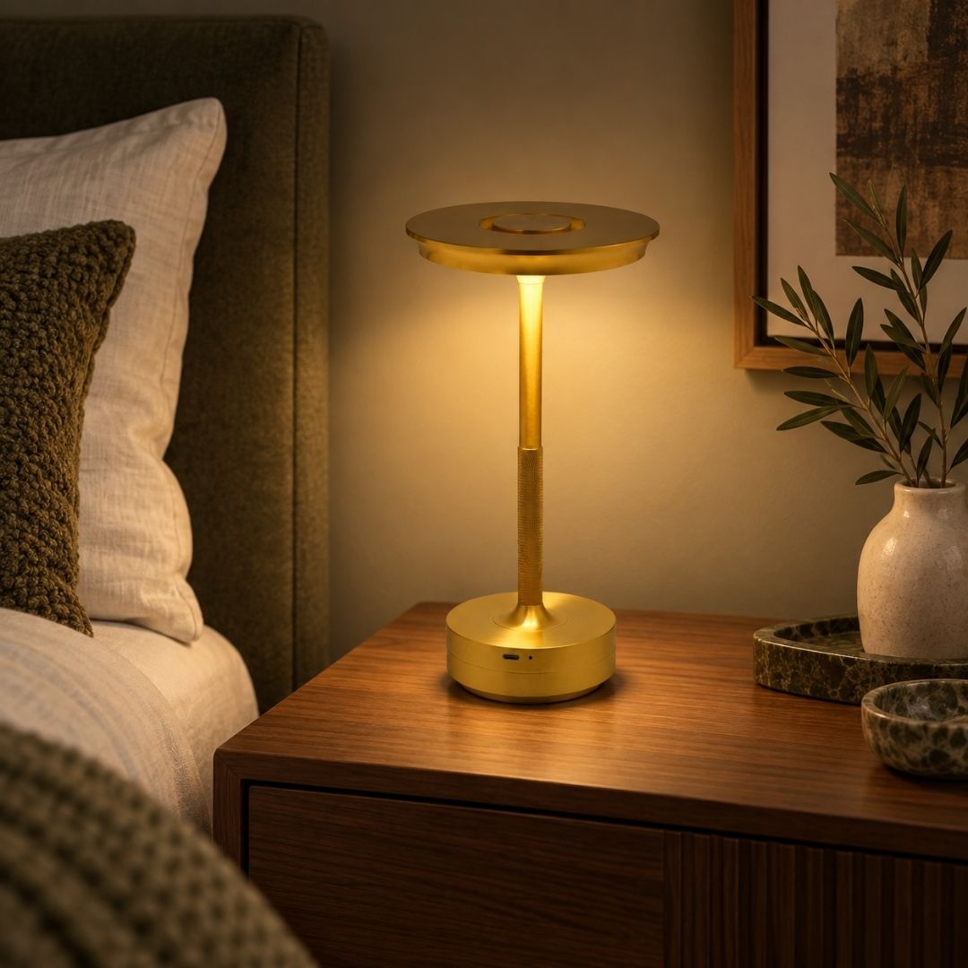 GLIDED TAP LAMP