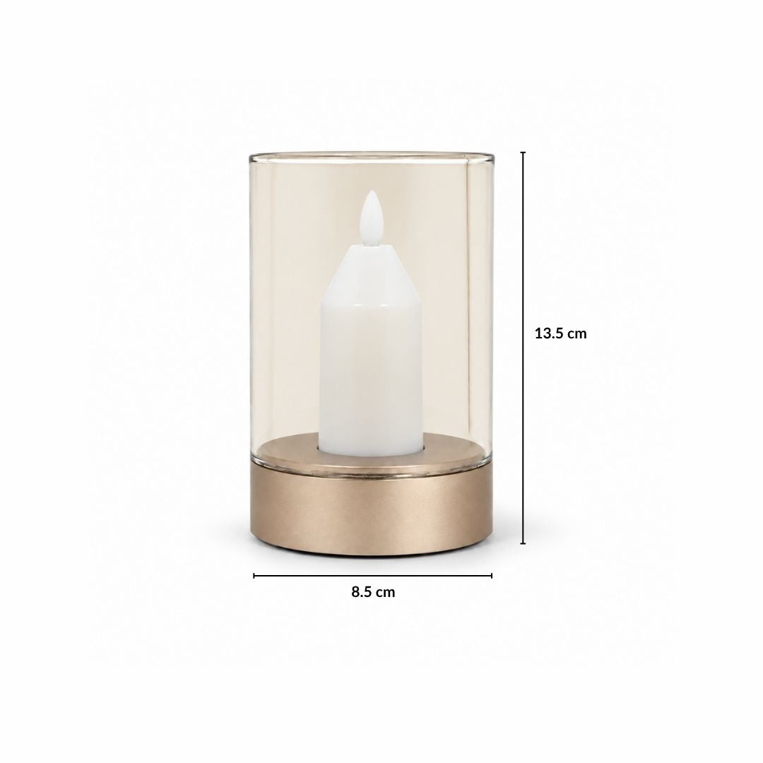 Mini Candle-Style Rechargeable Tap Lamp
