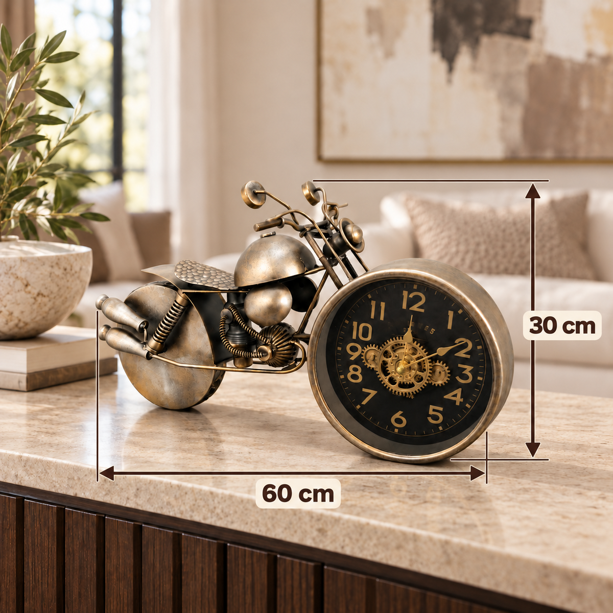 Roadmaster Motorcycle Clock