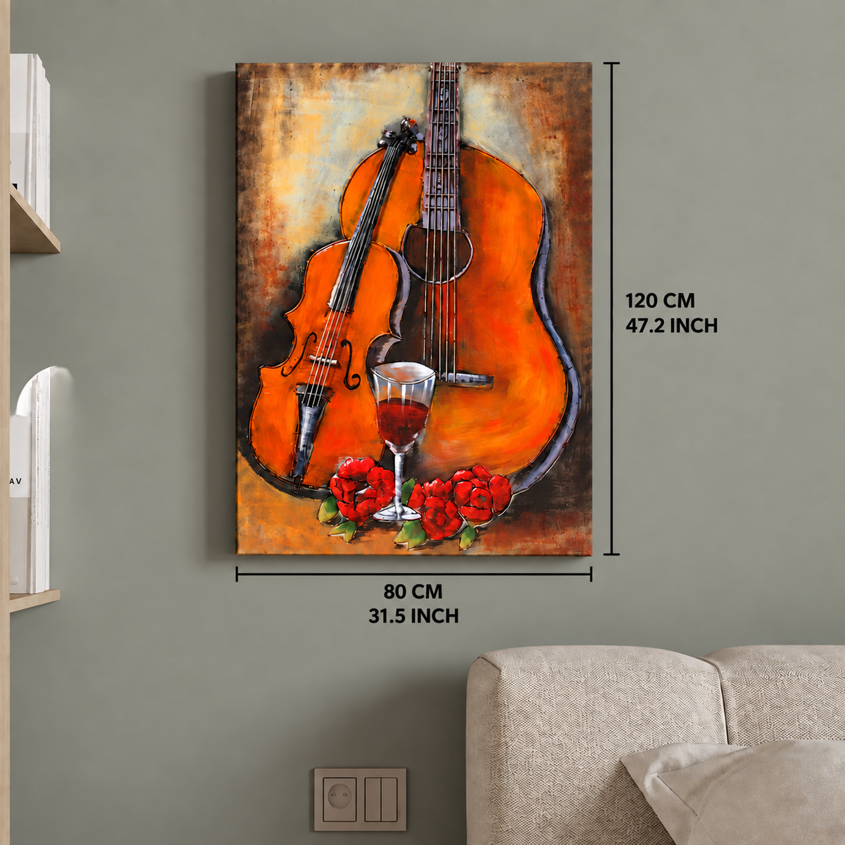 Musical Harmony 3D Metal Wall Art