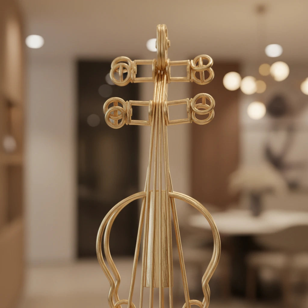 Harmony Metal Violin Decor Accent