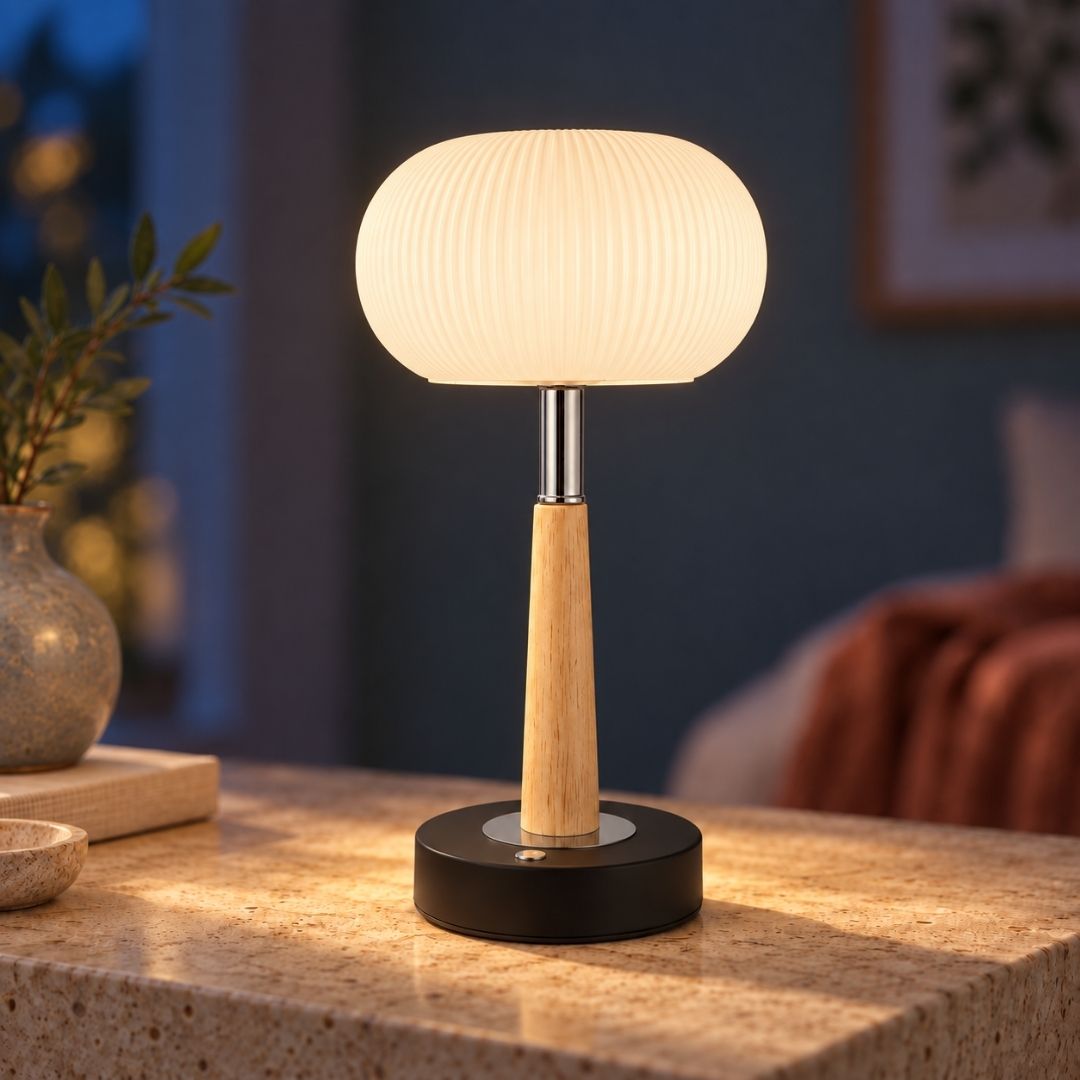 AuraGlow Cordless Touch Tap Lamp
