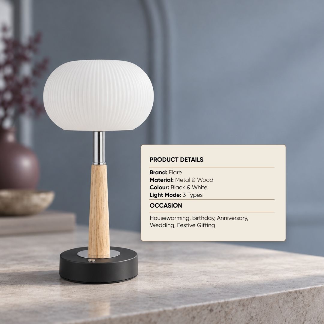AuraGlow Cordless Touch Tap Lamp