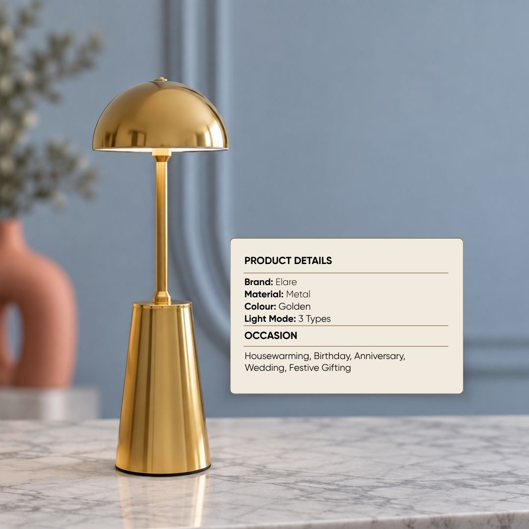Aura Dome Lamp – Classic Gold