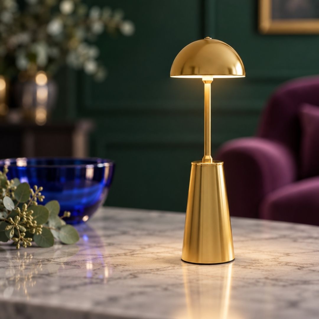 Aura Dome Lamp – Classic Gold