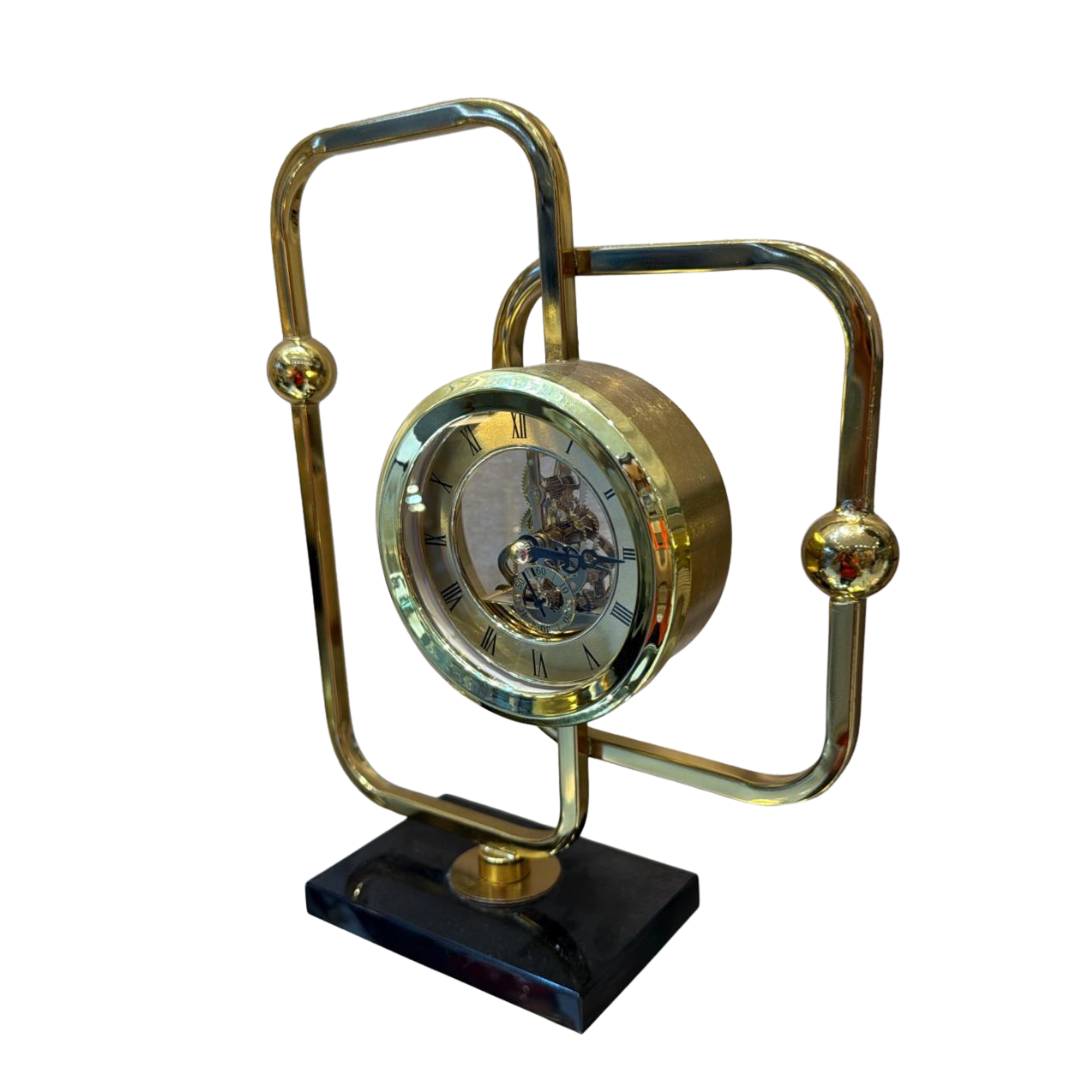 Geometric Loop Desk Clock