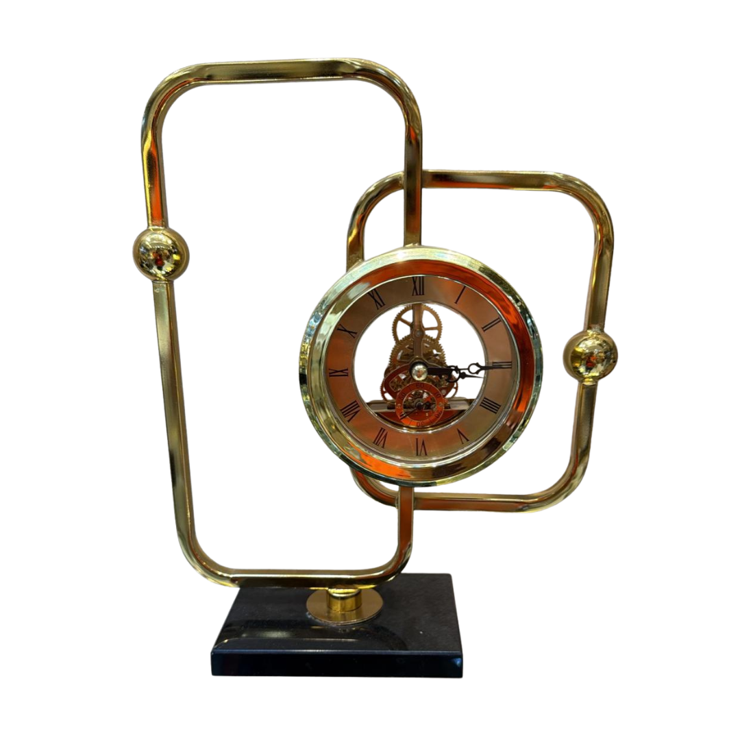 Geometric Loop Desk Clock