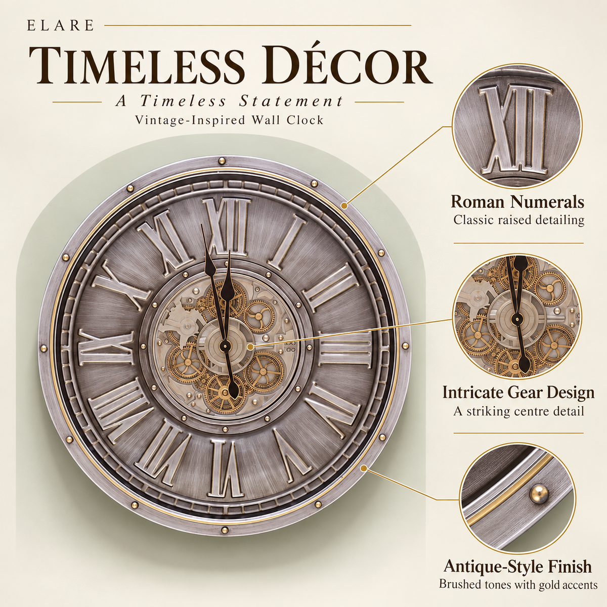 antique wall clock
