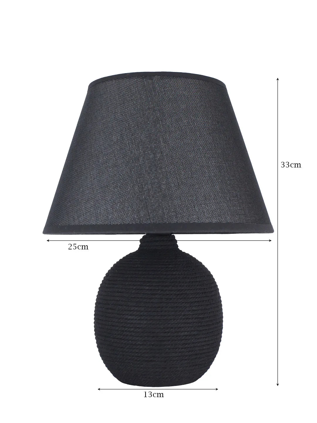 BLACK ROPE LAMP