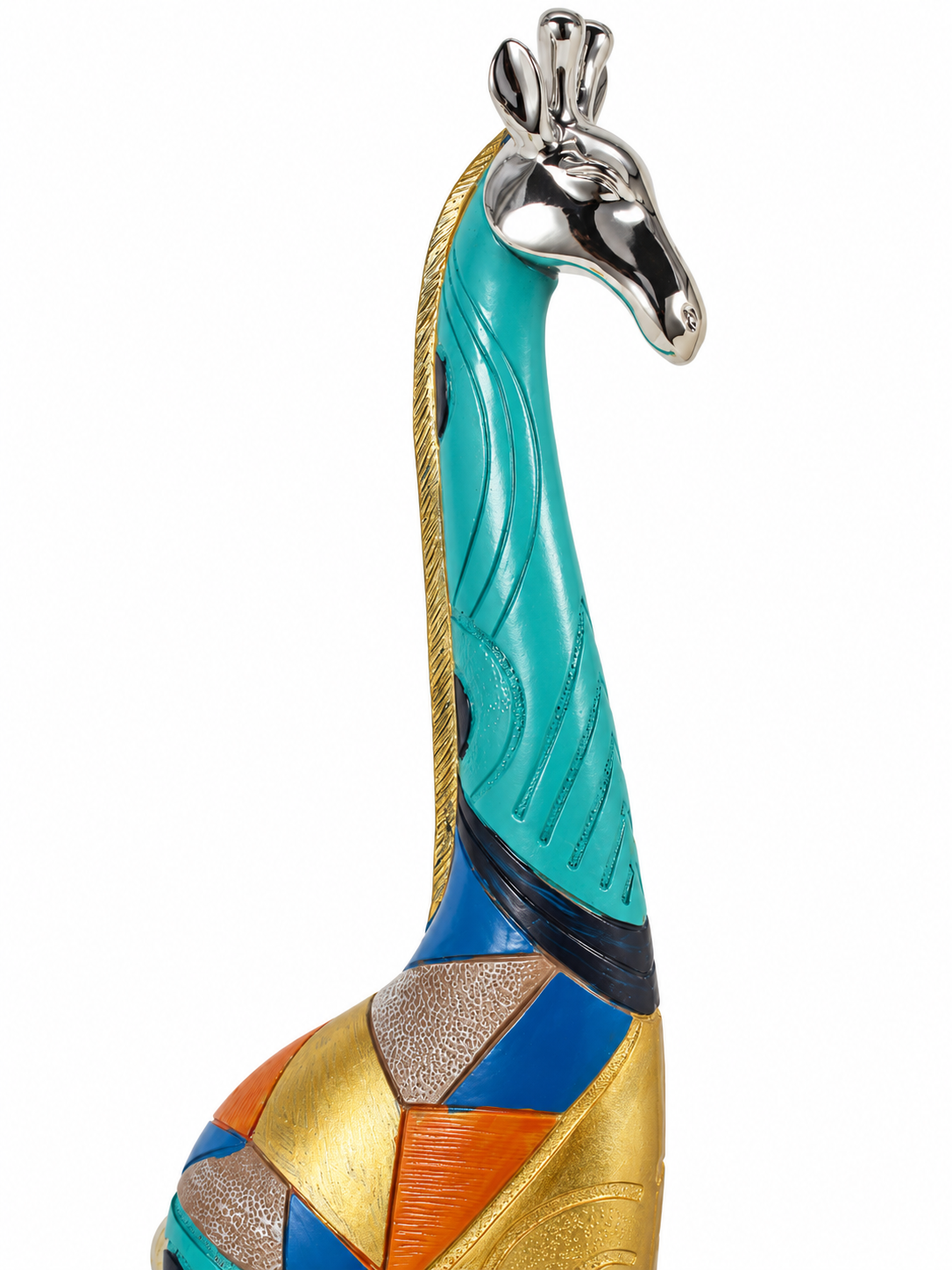 Multicolour Giraffe Showpiece – Set of 2