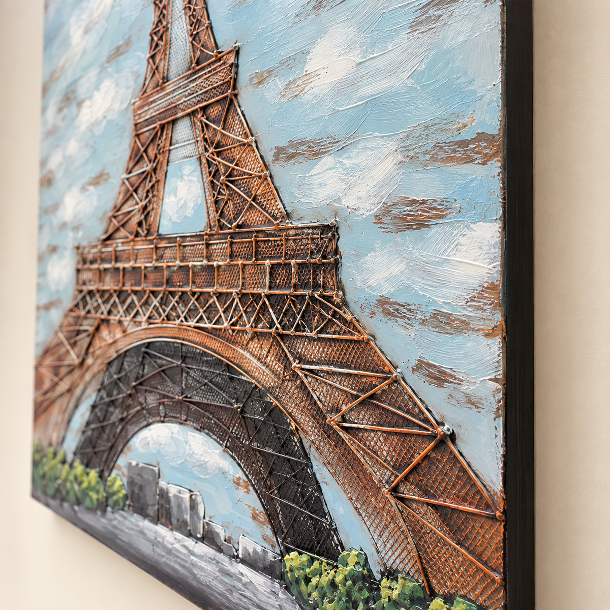 Elare Eiffel Tower 3D Metal Wall Art