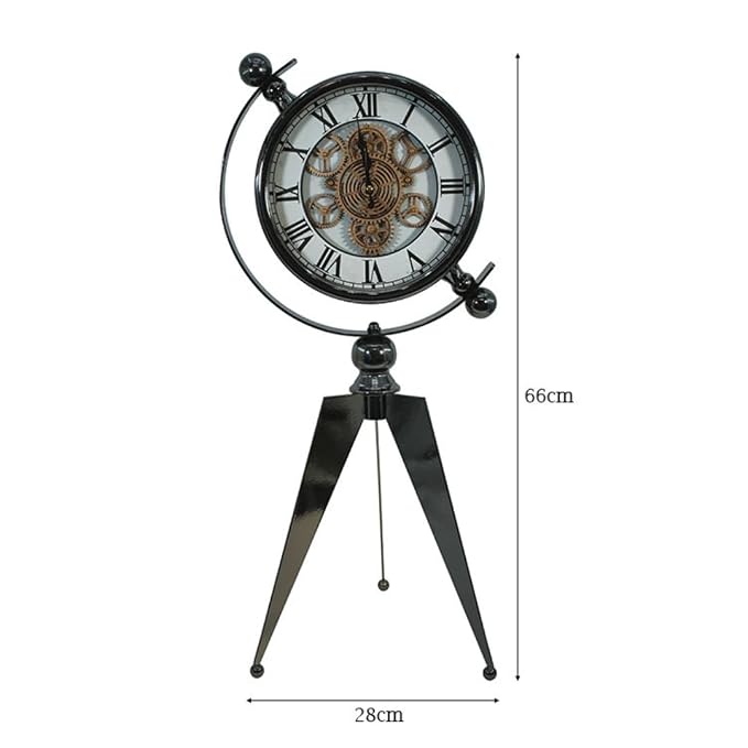 Vintage Tripod Table Clock