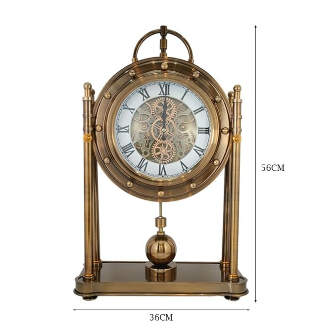 Metal Pocket Table Clock