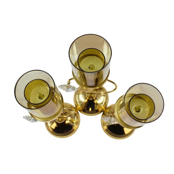 Floral Metal Tealight Stand for Home Décor