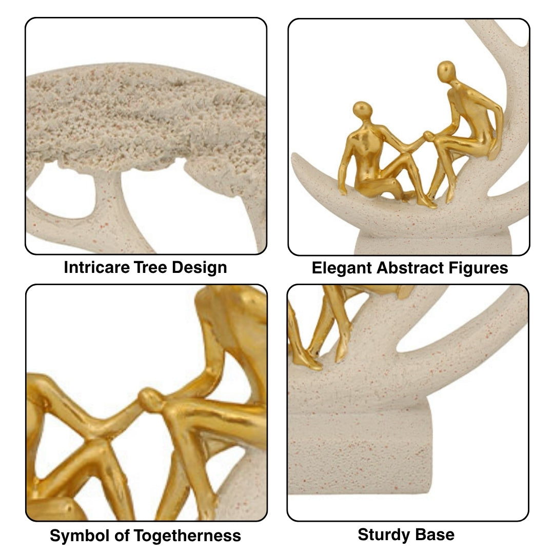 Family Tree Showpiece with Golden Figurines