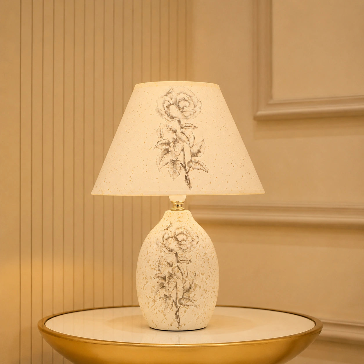 Elare Vintage Bloom Table Lamp
