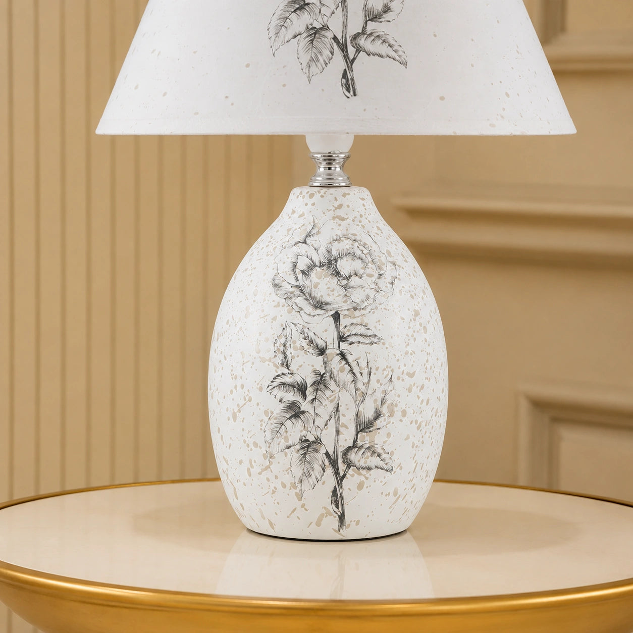 Elare Vintage Bloom Table Lamp