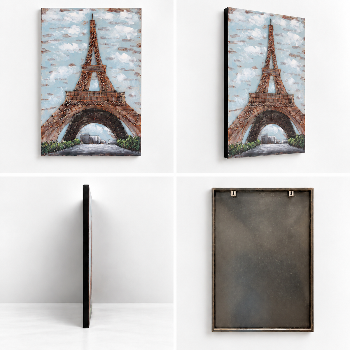 Elare Eiffel Tower 3D Metal Wall Art
