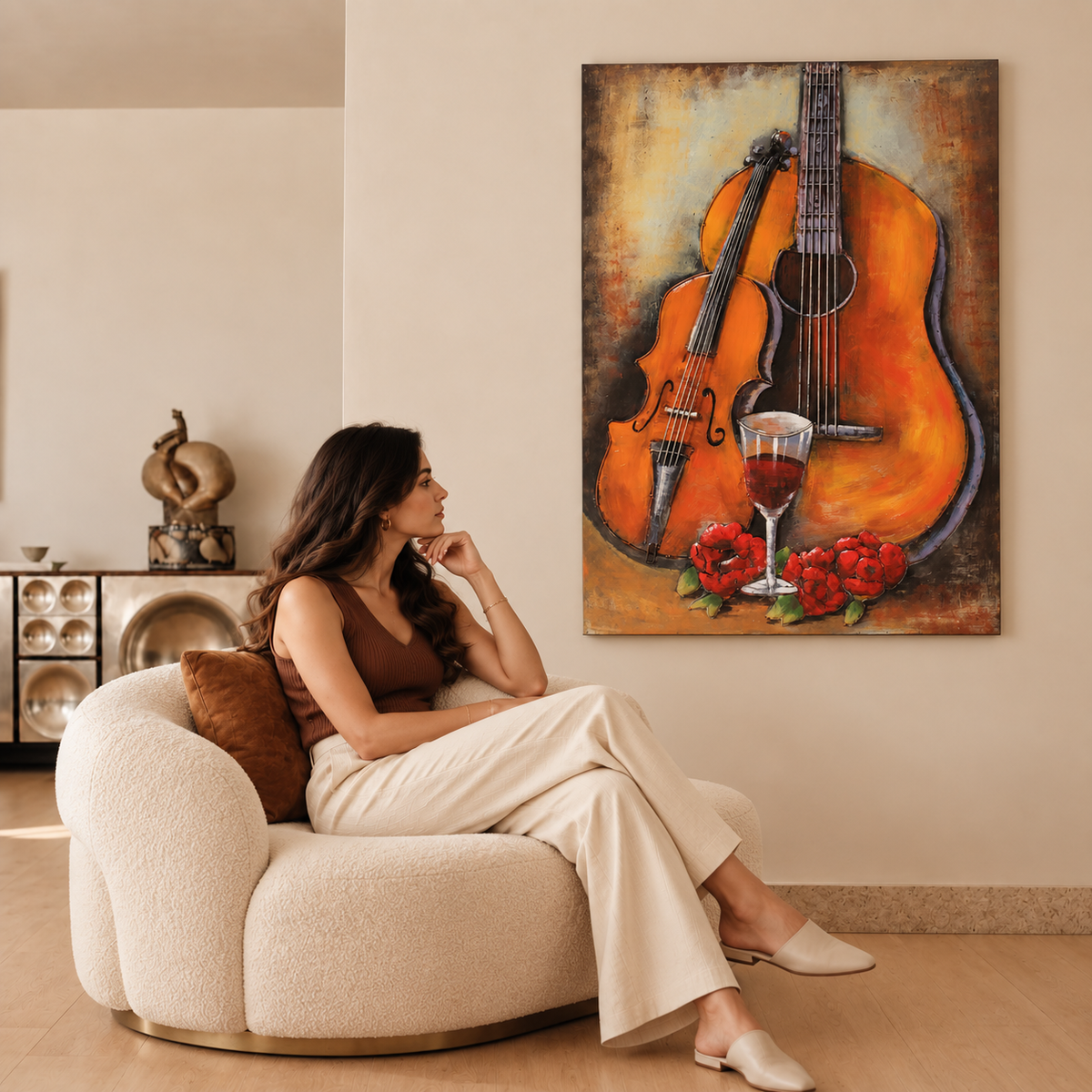 Musical Harmony 3D Metal Wall Art