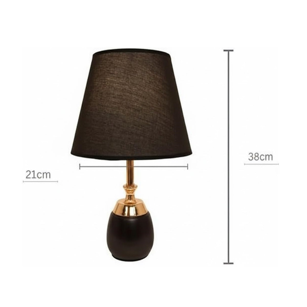 Black & Gold Classic Table Lamp