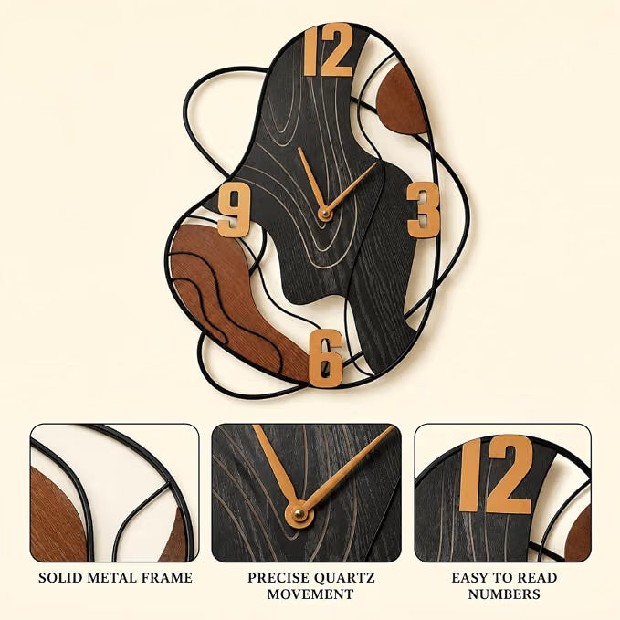 rustic wall clock
