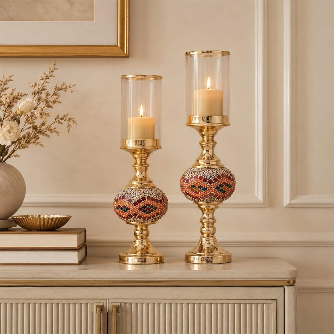 MOSAIC CANDLE HOLDER