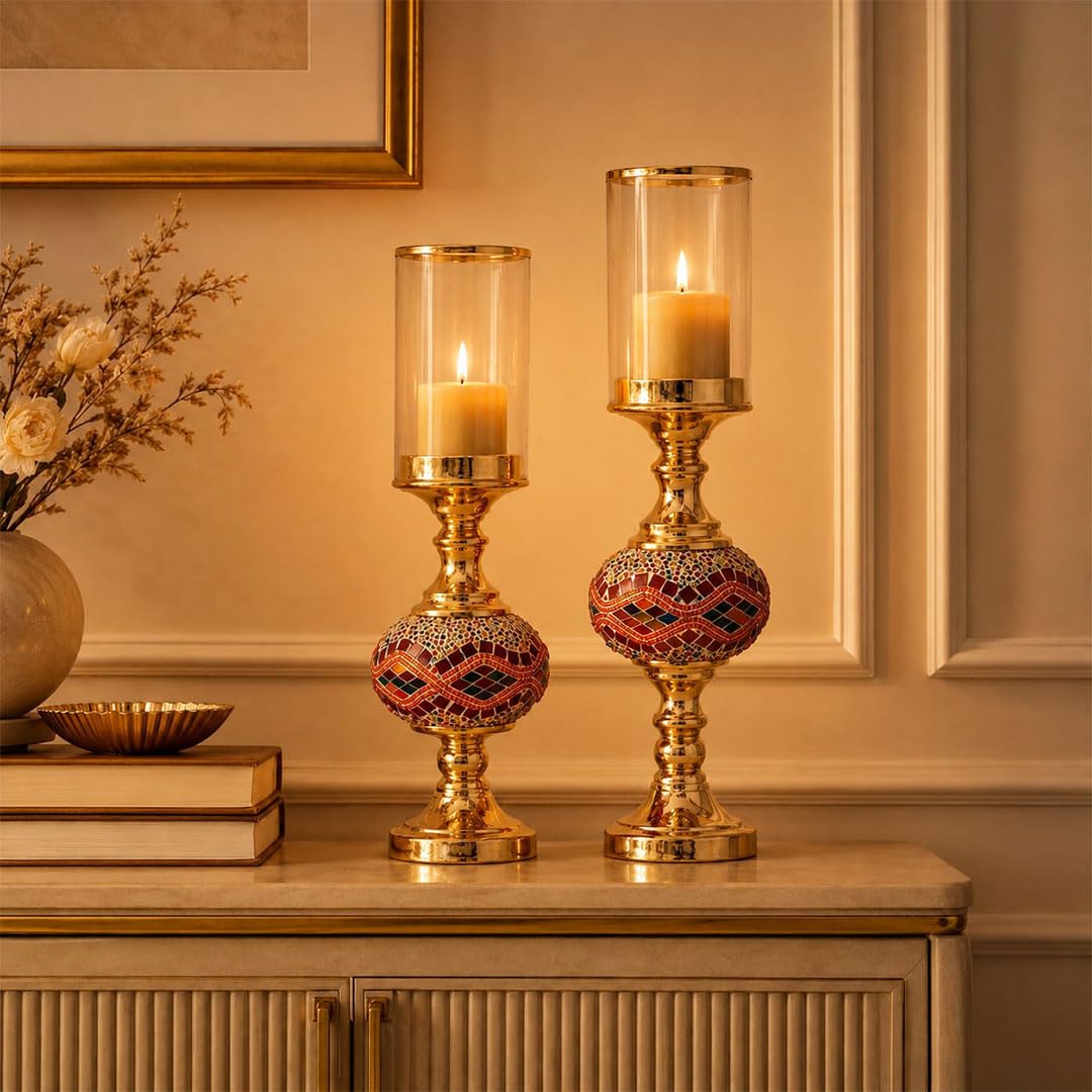 MOSAIC CANDLE HOLDER