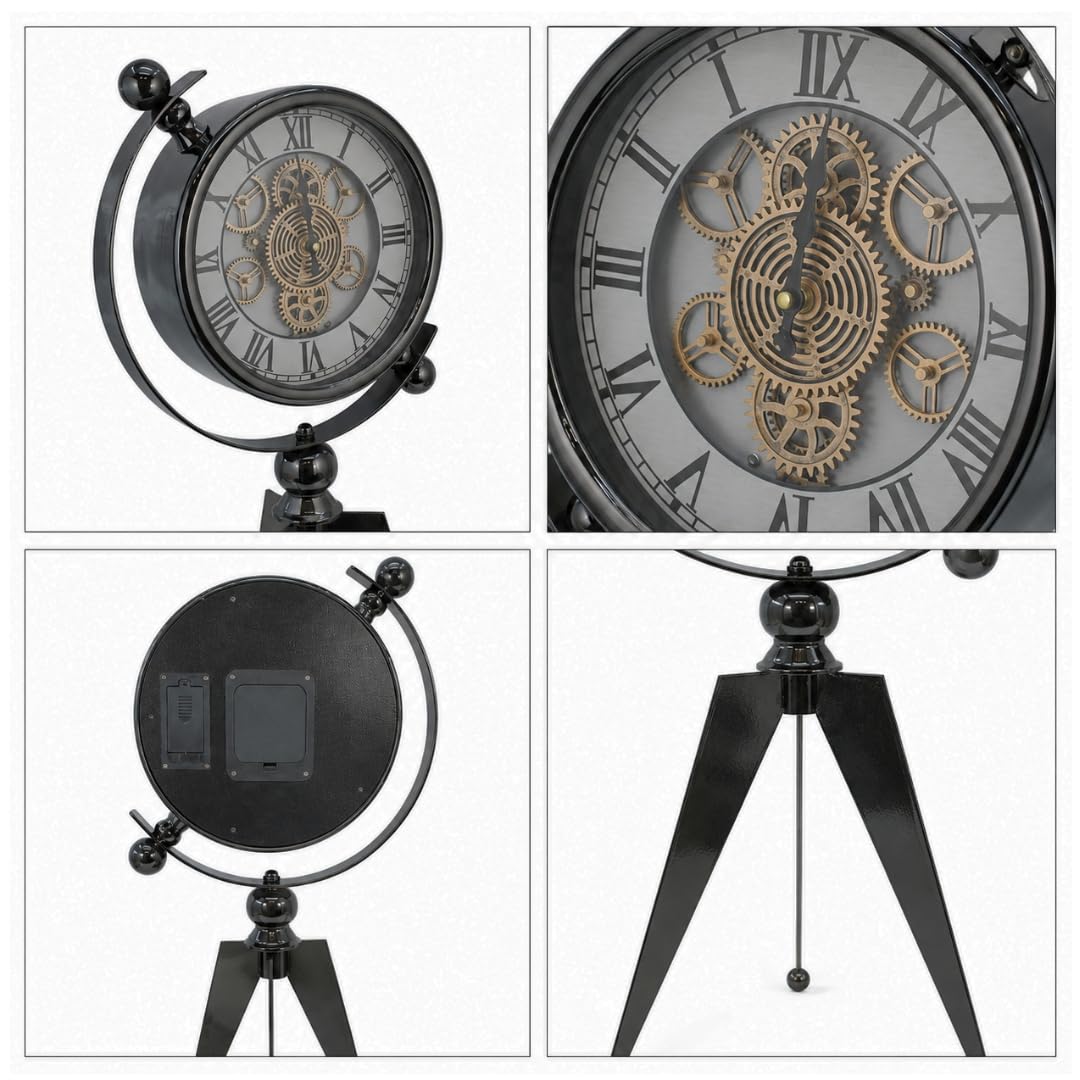 Vintage Tripod Table Clock