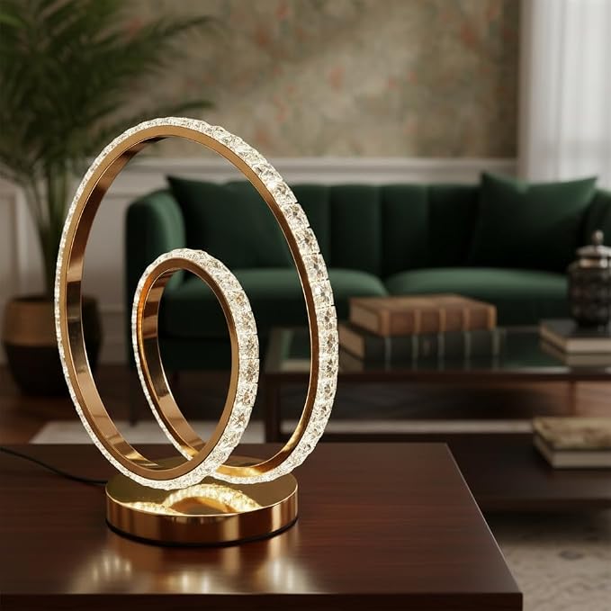 Double Ring LED Table Lamp
