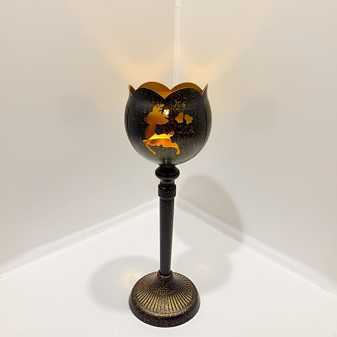 Christmas Reindeer Candle Holder Stand for Home Decor