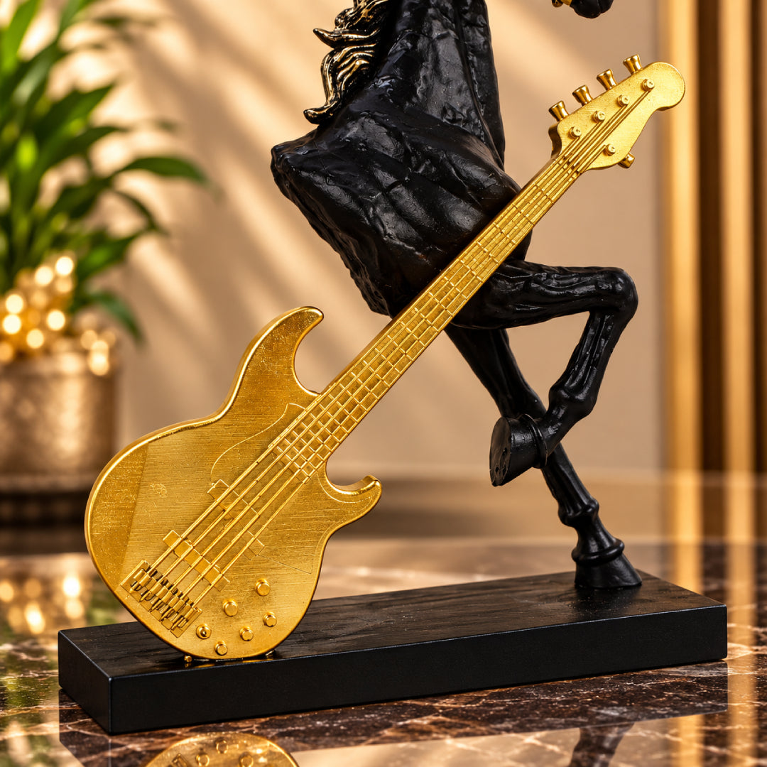 Royal Horse with Guitar Showpiece
