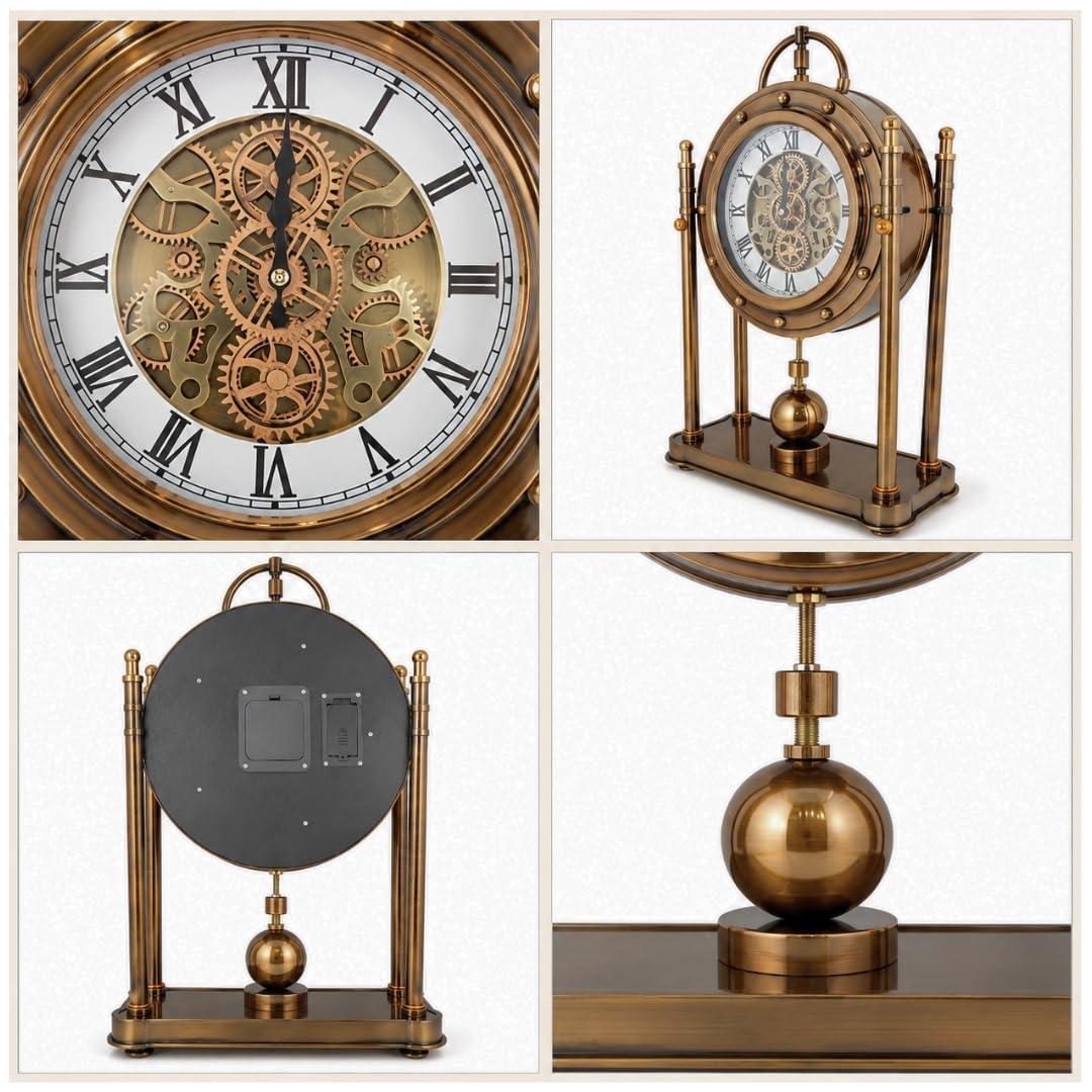 Metal Pocket Table Clock